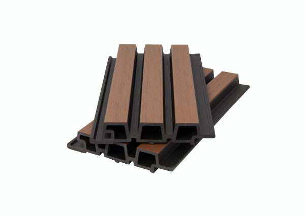 Фасадная панель брусковая двухцветная 3D CO-EXTRUSION